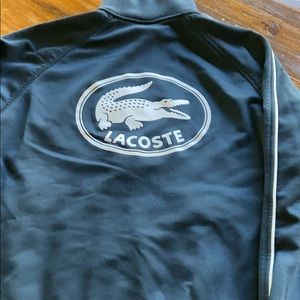 Boys Lacoste Full zip jacket Large Alligator logo